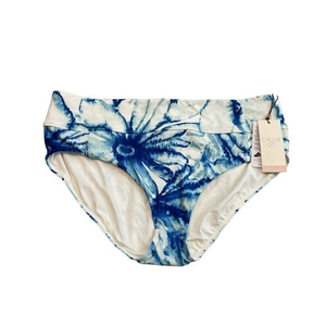 CALIA by‎ Carrie Underwood Mid Rise Bikini Swim Bottom XL Blue/ SOLD